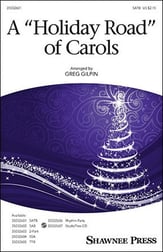 A Holiday Road of Carols SATB choral sheet music cover